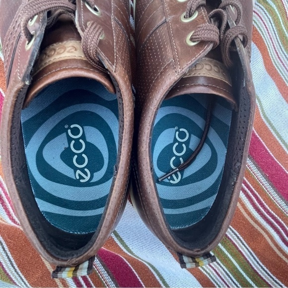 ECCO LEATHER SNEAKERS SIZE 44 - Picture 8 of 9